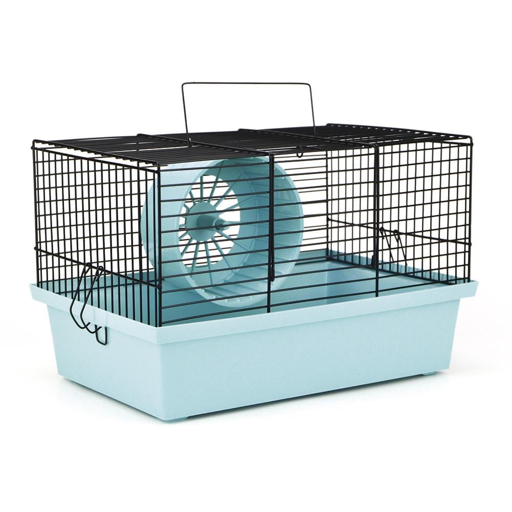 Клітка для гризунів Хом'як 330х230х220 мм пофарбована ​​Блакитний (2425520066) - фото 1