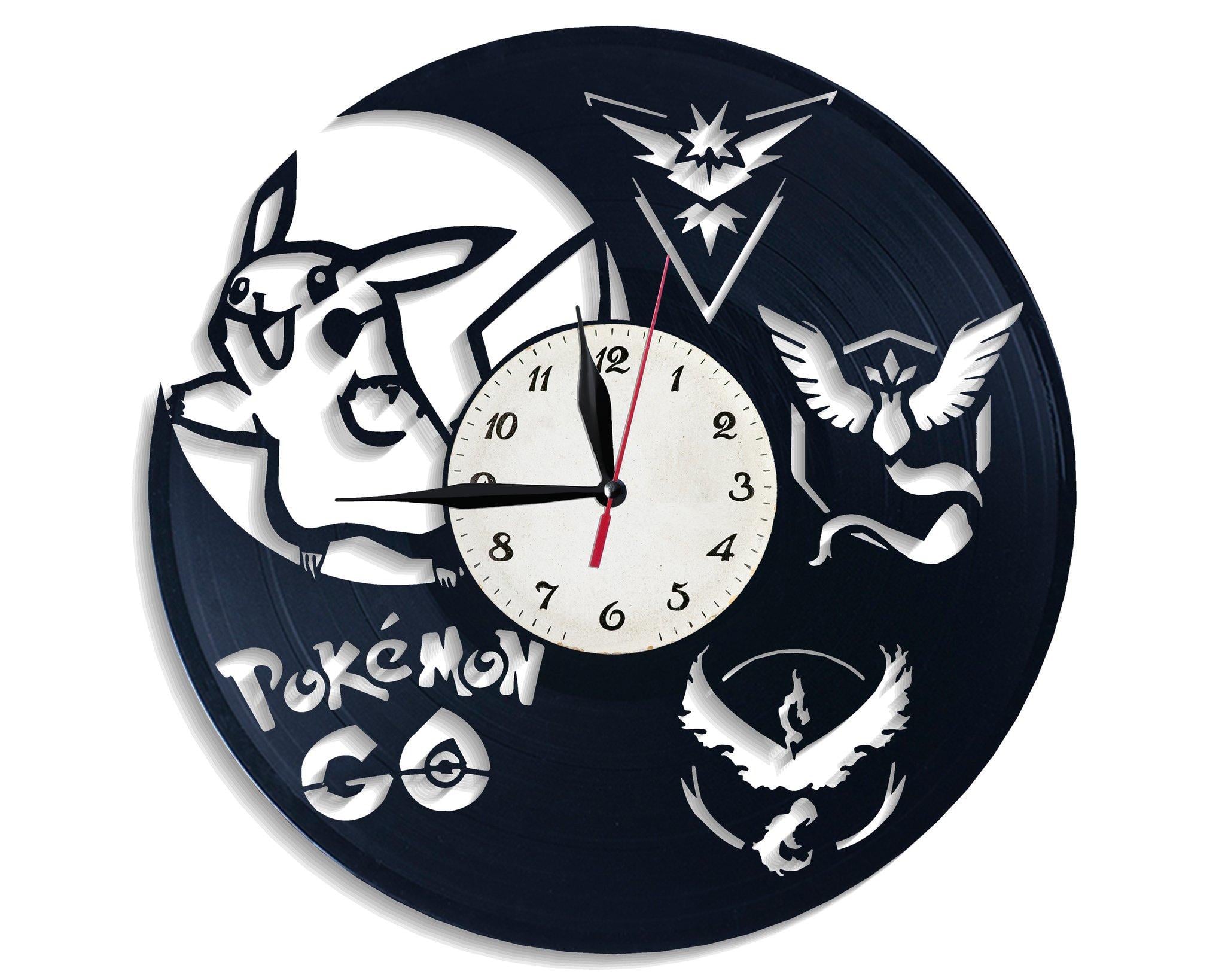 Часы настенные Pokemon Go 2794 из виниловой пластинки