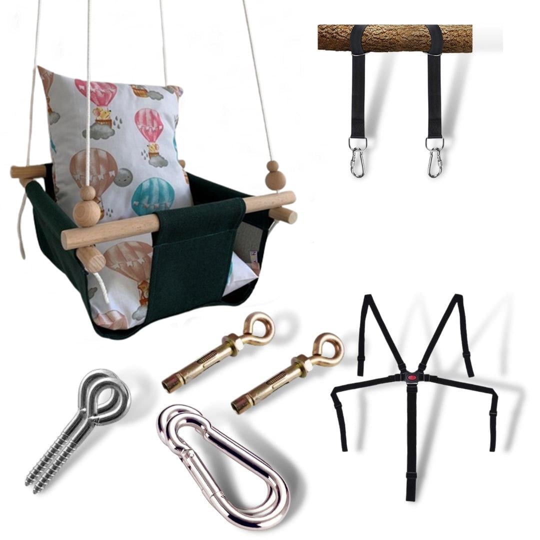 Детская качеля Infancy Воздушный шар Темно-зеленый (9676995) Детская качеля Infancy Воздушный шар Темно-зеленый (9676995)