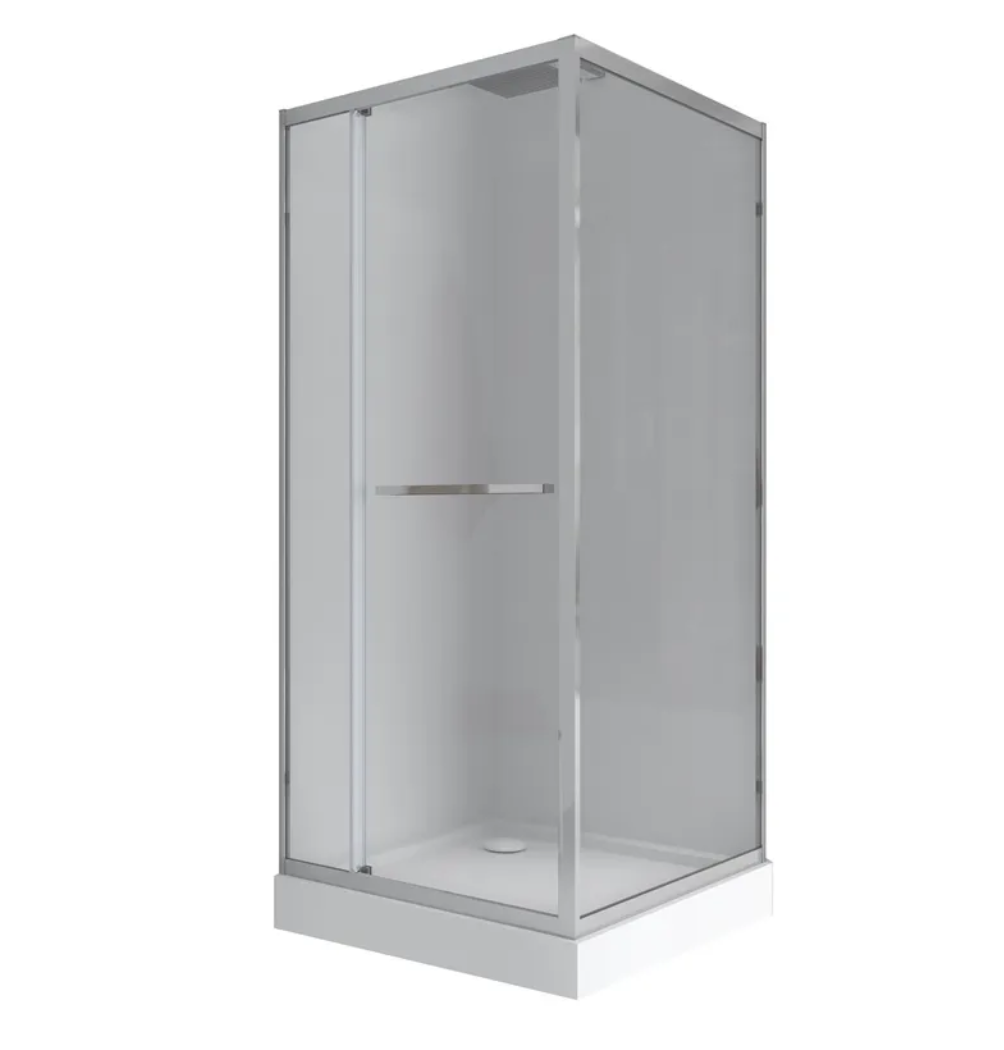 Душевая кабина без поддона KOER SR SC09-90x90x200-R-TR-01 прозрачное стекло Easy Clean 6 мм Хром (KR5770) Душевая кабина без поддона KOER SR SC09-90x90x200-R-TR-01 прозрачное стекло Easy Clean 6 мм Хром (KR5770)