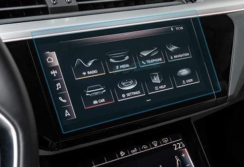 Защитное стекло Pixsel гибридное матовое на монитор Audi E-TRON 11,3" 2019