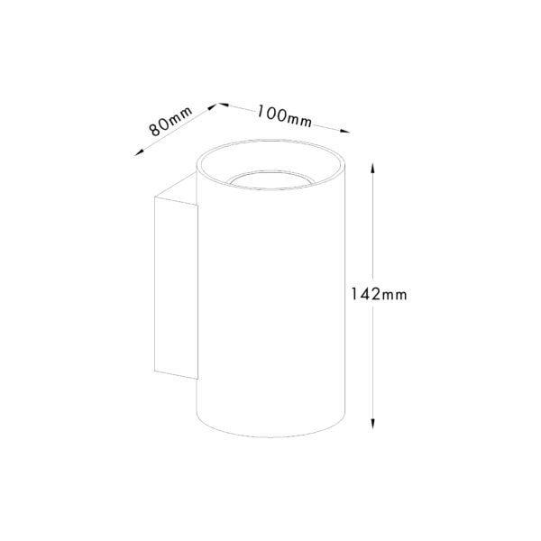 Бра SANDY WL ROUND White (92695-N) - фото 2