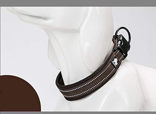 Ошейник для собак средних и больших пород Truelove TLC5011 cветоотражающий XL Коричневый (2090669576) - фото 5 Ошейник для собак средних и больших пород Truelove TLC5011 cветоотражающий XL Коричневый (2090669576) - фото 5