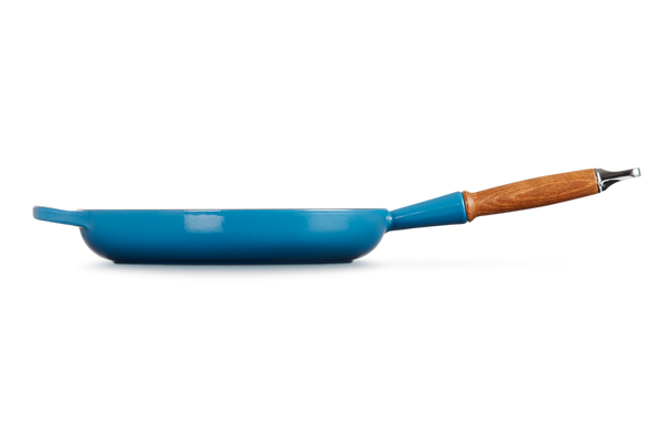 Сковорода Le Creuset Signature с деревянной ручкой 28 см Blue (20258282000422) - фото 6