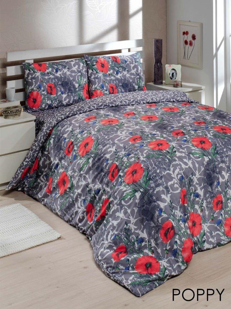 Комплект постільної білизни Le Vele Poppy полуторний 160х220х2 Сірий (lv-260) - фото 2 Комплект постільної білизни Le Vele Poppy полуторний 160х220х2 Сірий (lv-260) - фото 2