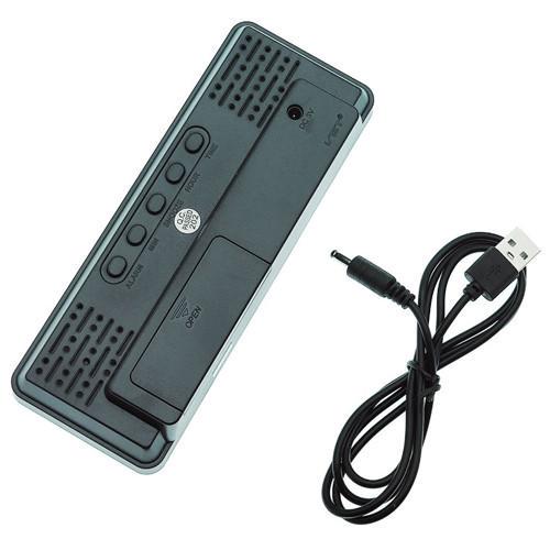 Часы сетевые VST-898-5 температура USB синие цифры (2074006666) - фото 4 Часы сетевые VST-898-5 температура USB синие цифры (2074006666) - фото 4