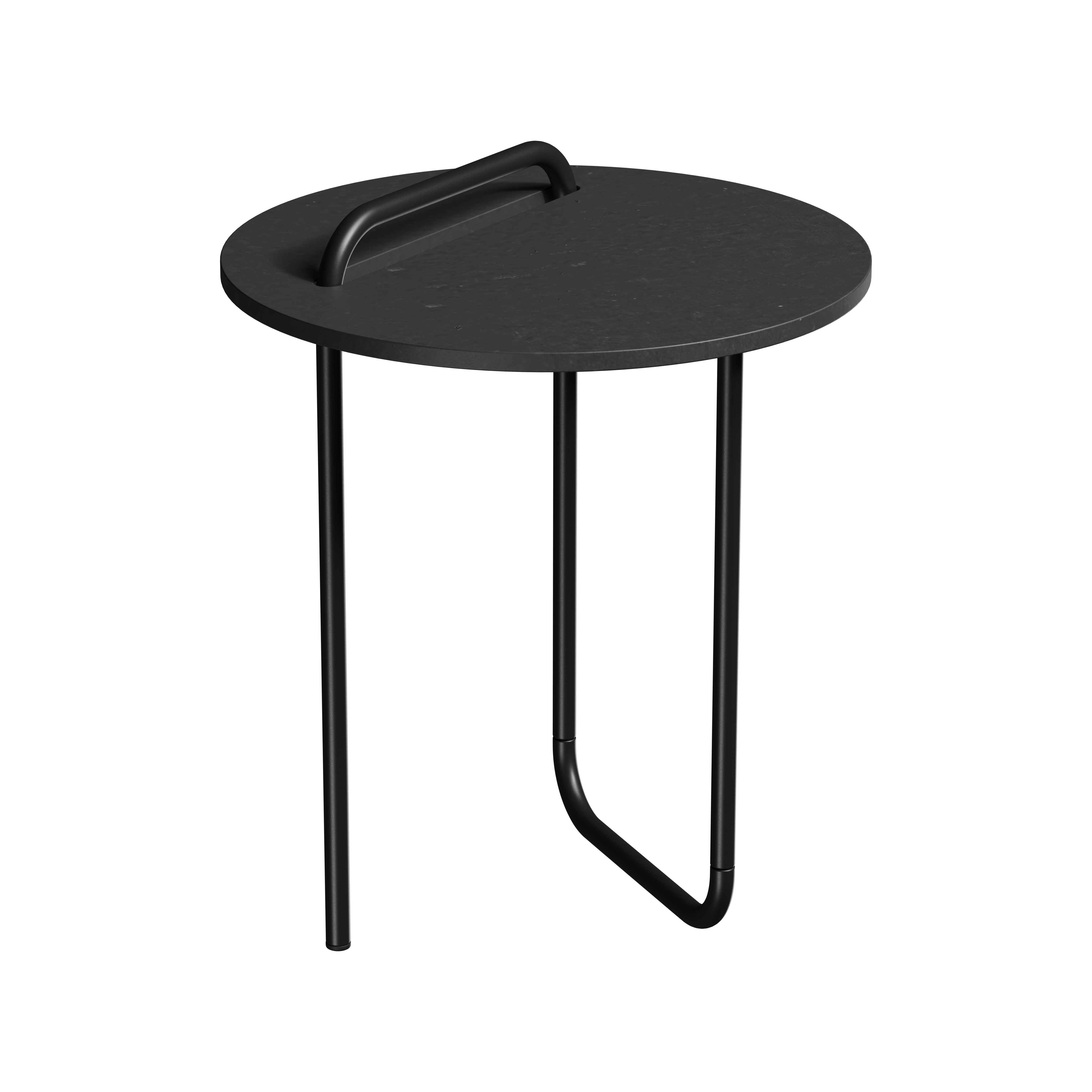 Стіл журнальний Recast Plastic графіт круглий 50 см (CTR50) - фото 1 Стіл журнальний Recast Plastic графіт круглий 50 см (CTR50) - фото 1