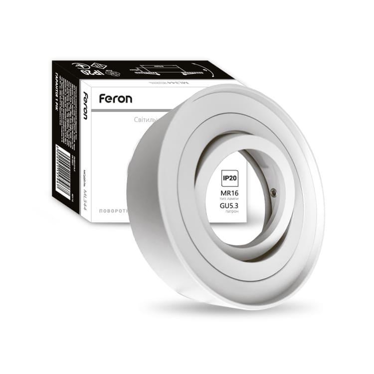 Точечный светильник поворотный Feron ML344 GU5.3 Белый (37071)