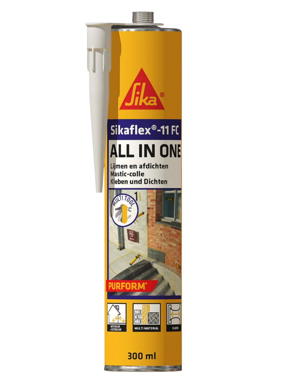 Герметик полиуретановый Sika Sikaflex 11FC All in One Purform 300 мл Белый (705256)