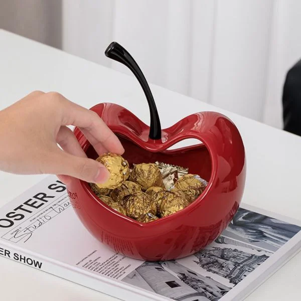 Цукерниця Q00350-1 Яблука для зберігання смаколиків Червоний - фото 6 Цукерниця Q00350-1 Яблука для зберігання смаколиків Червоний - фото 6