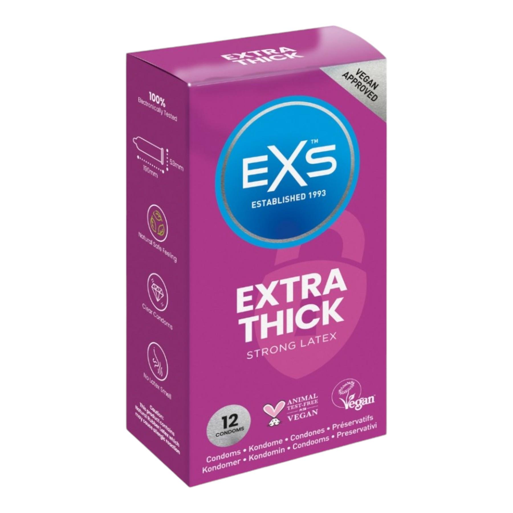 Презервативы прочные Extra Thick EXS №12