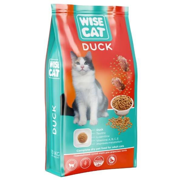 Корм для кошек сухой Wise Cat Duck дичь 400 г (000024519)