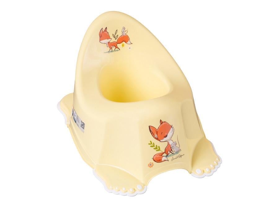 Горшок Tega Baby PO-069-10 Лесная сказка с противоскользящей резиной и музыкой Светло-желтый (5902963015617)