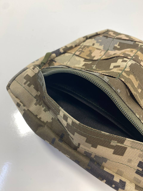 Напашник Clefers П Tac з MOLLE-системою Oxford 600D 25 см Піксель (5024578) - фото 3 Напашник Clefers П Tac з MOLLE-системою Oxford 600D 25 см Піксель (5024578) - фото 3