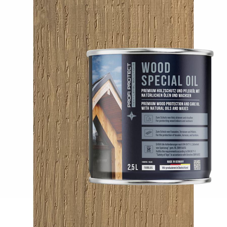 Олія для терасної дошки ProfiProtect Wood Special Oil з воском 2,5 л Mango eiche (24646525)