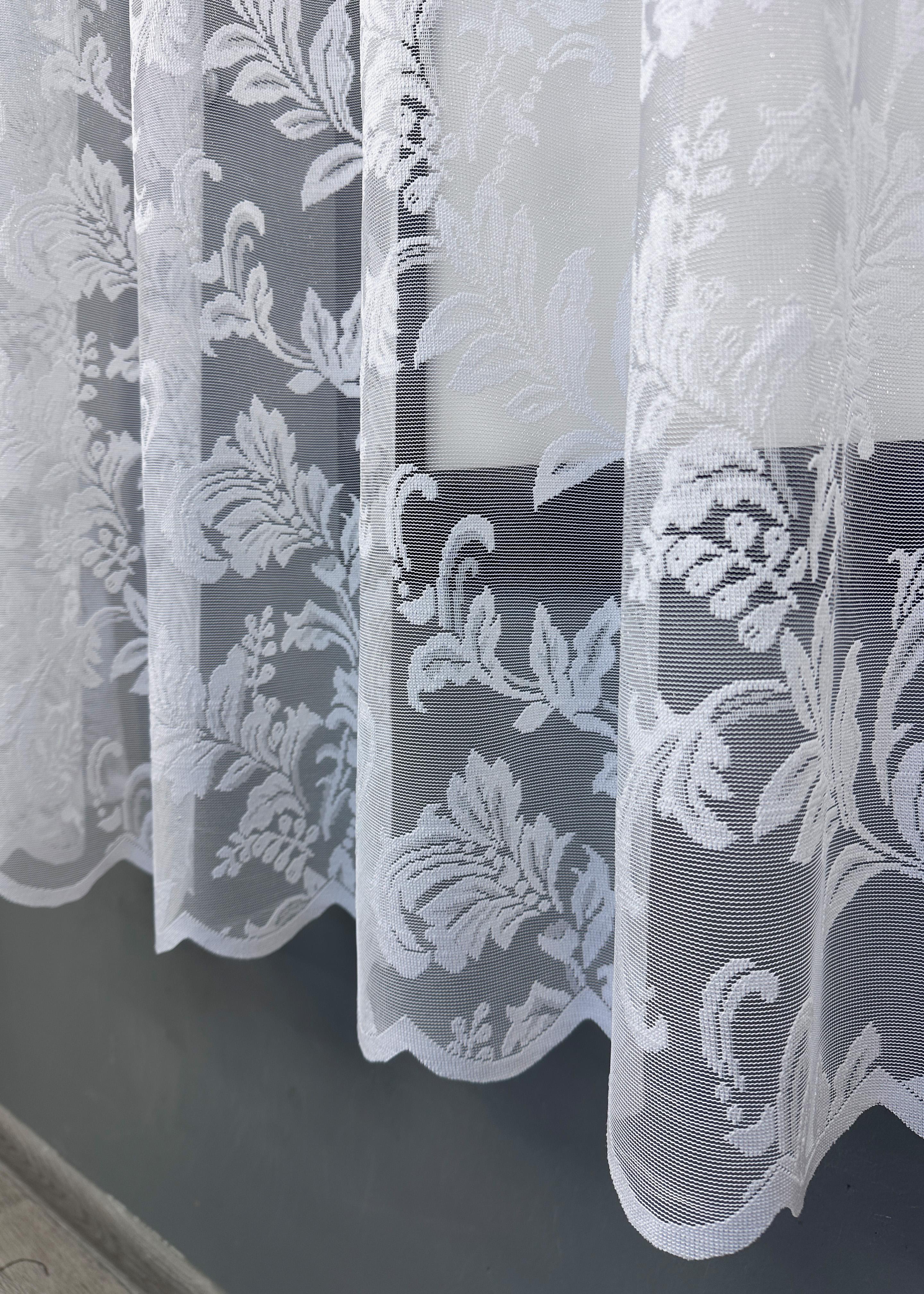 Тюль короткий VR-Textil 1525т Жаккард 300х130 см Білий (42-0607) - фото 7 Тюль короткий VR-Textil 1525т Жаккард 300х130 см Білий (42-0607) - фото 7