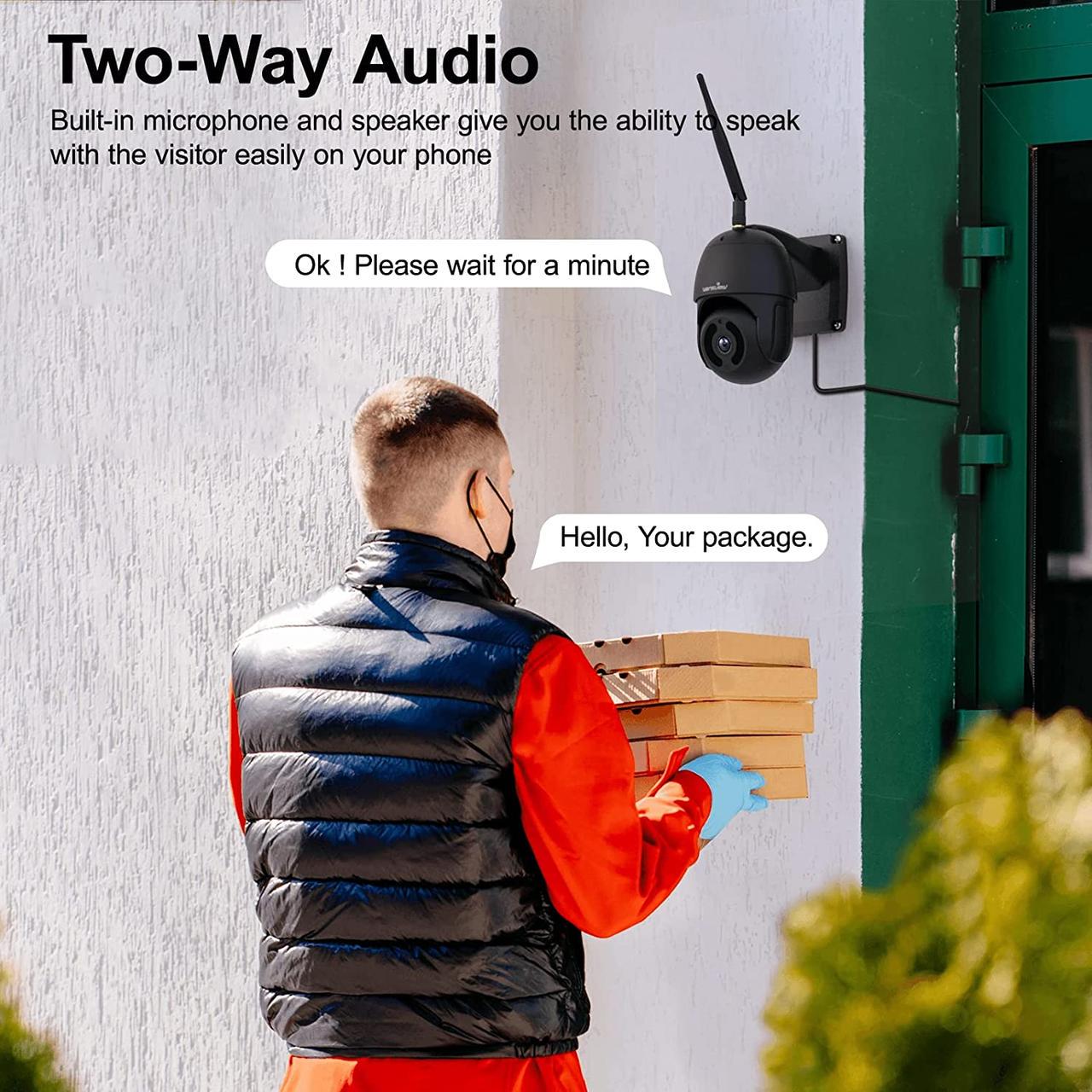 Камера безопасности WansView W9 внешняя 1080P - фото 5