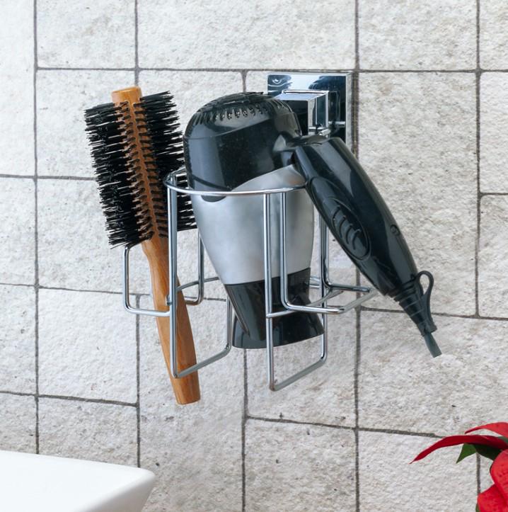 Тримач для фена TEKNO-TEL EF262-К Хром (36795) - фото 2