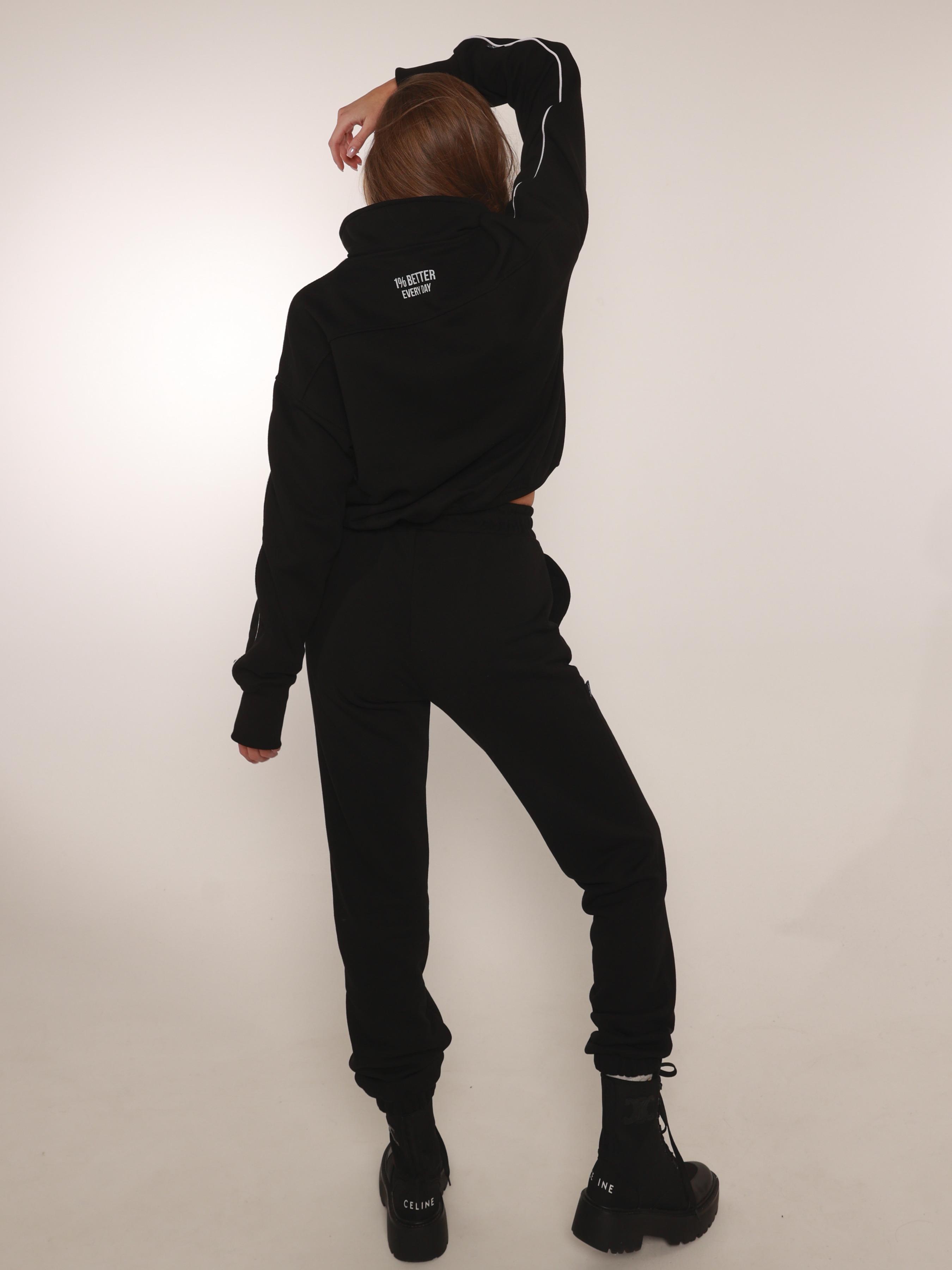 Спортивный костюм женский Asalart XS/S Черный (0076) - фото 5