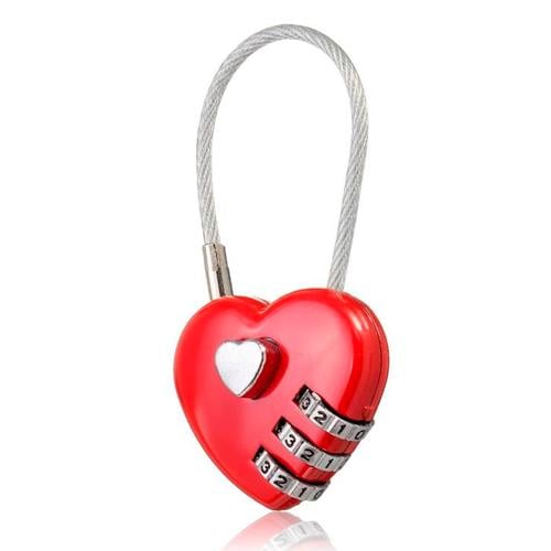 Замочек Anex Сердечко Love с кодом (1195) - фото 4 Замочек Anex Сердечко Love с кодом (1195) - фото 4