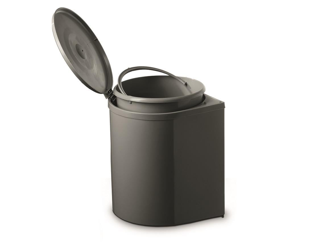 Мусорное ведро INOXA ардезия 10 л
