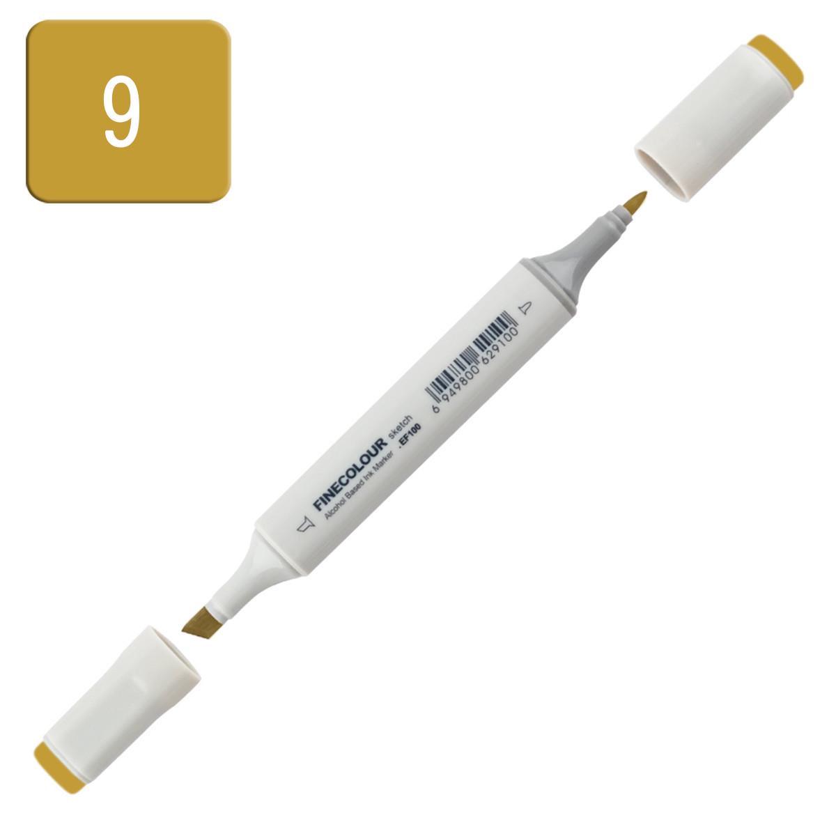 Маркер спиртовой Finecolour Sketchmarker 009 Y9 Оливково-золотой (EF100-9)