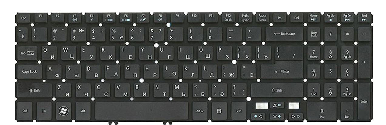 Клавиатура для ноутбука Acer Aspire M3-581PTG с подсветкой (60.RYKN5.010)