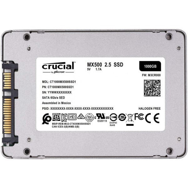 SSD накопичувач Crucial SATA 1TB (CT1000MX500SSD1) MX500 - фото 3