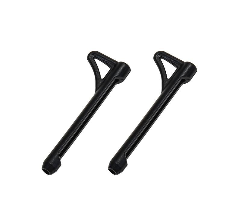 Тримачі для окулярів для спорту протиковзкі універсальні силікон 2 шт. Чорний (29665)