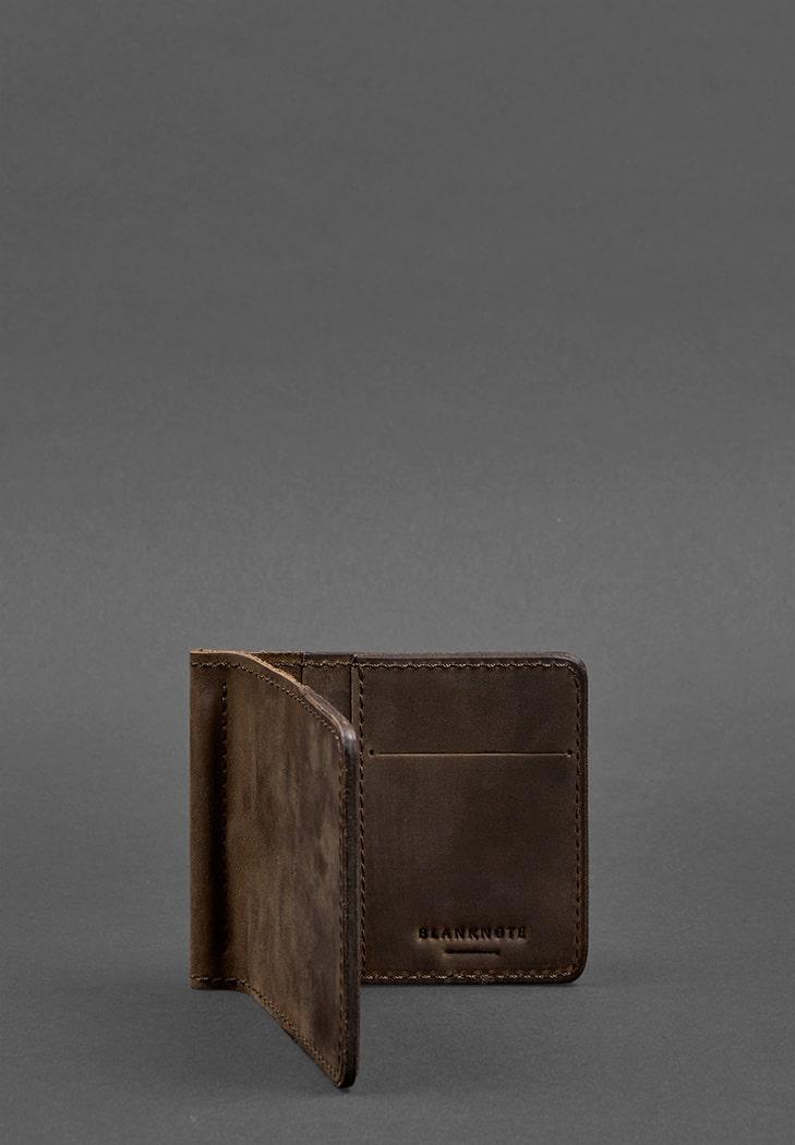Портмоне мужское кожаное 1.0 Темно-коричневый (A-026091) - фото 2 Портмоне мужское кожаное 1.0 Темно-коричневый (A-026091) - фото 2