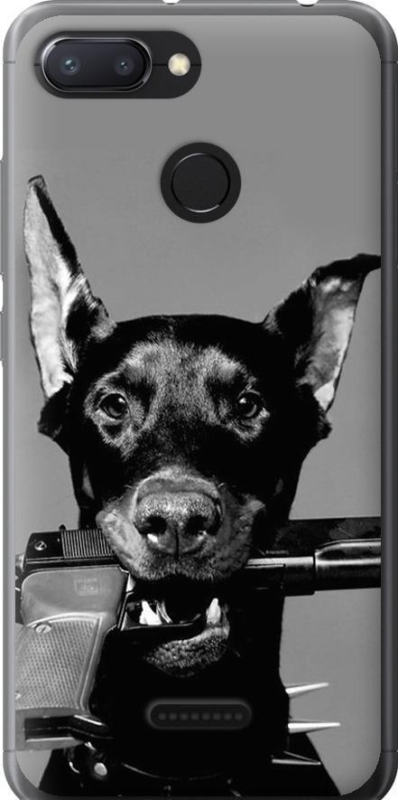 Чехол на Xiaomi Redmi 6 Доберман (2745t-1521-42517) Чехол на Xiaomi Redmi 6 Доберман (2745t-1521-42517)
