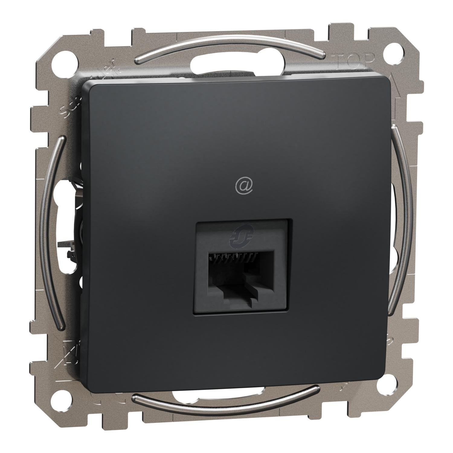 Розетка комп'ютерна Schneider Electric Sedna Design RJ45 5Е UTP Чорний (SDD114451) Розетка комп'ютерна Schneider Electric Sedna Design RJ45 5Е UTP Чорний (SDD114451)