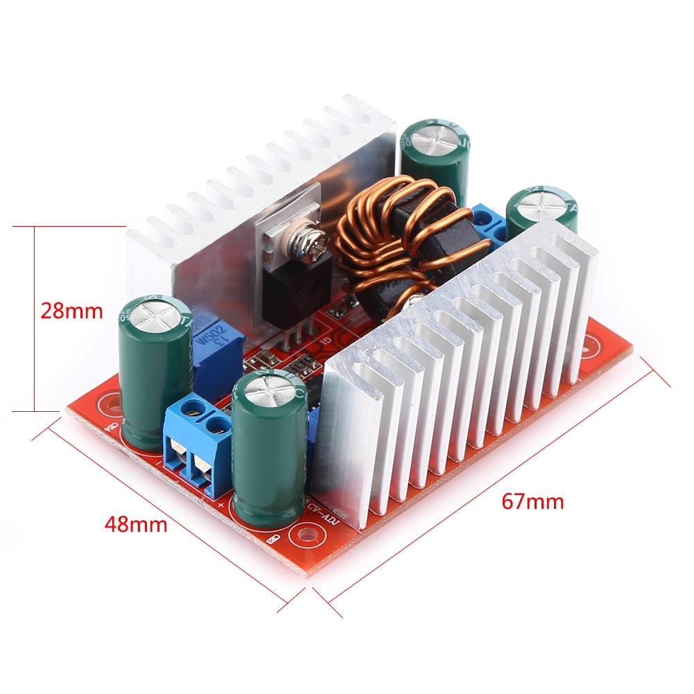 Стабилизатор-преобразователь напряжения DC-DC 400W 8.5-50V/10-60V 15А (НС050819) - фото 5