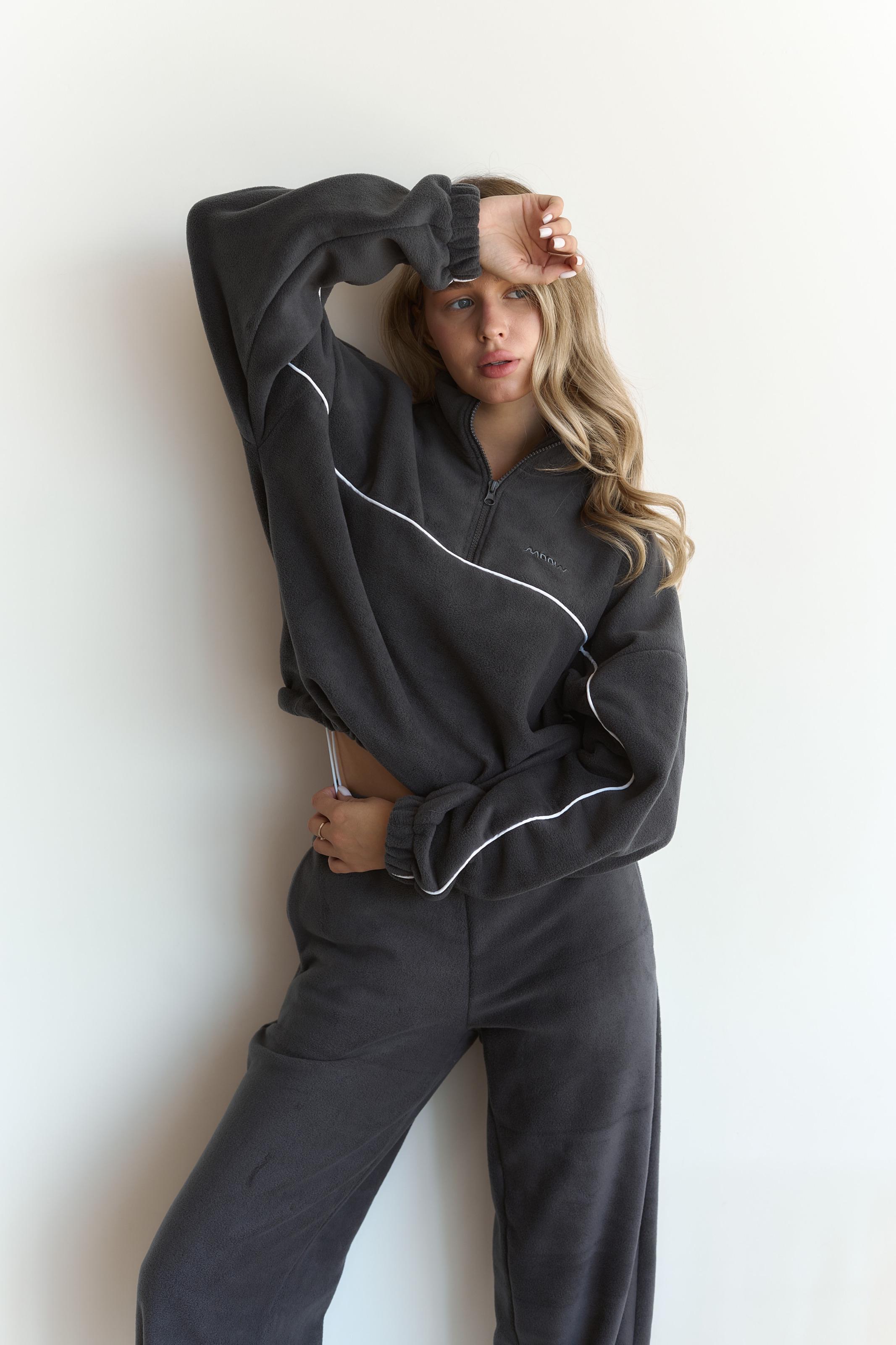 Костюм флісовий FLOW L/XL Графіт (10105LXL) - фото 6 Костюм флісовий FLOW L/XL Графіт (10105LXL) - фото 6