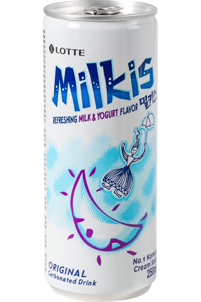 Напиток сильногазированный LOTTE Milkis 250 мл (000009435)