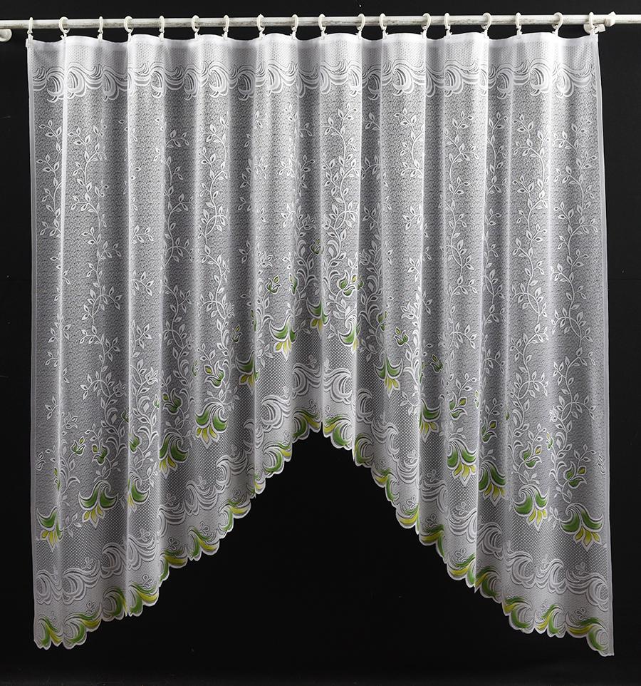 Тюль РГТФ Арка 275х190 см Бело-зеленый (В530Г42У)