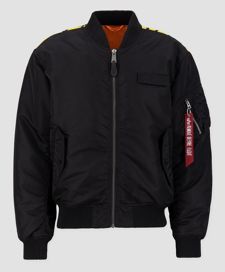 Бомбер Alpha Industries MA-1 VF Fighter Squadron M Black (108101/03BM) - фото 1