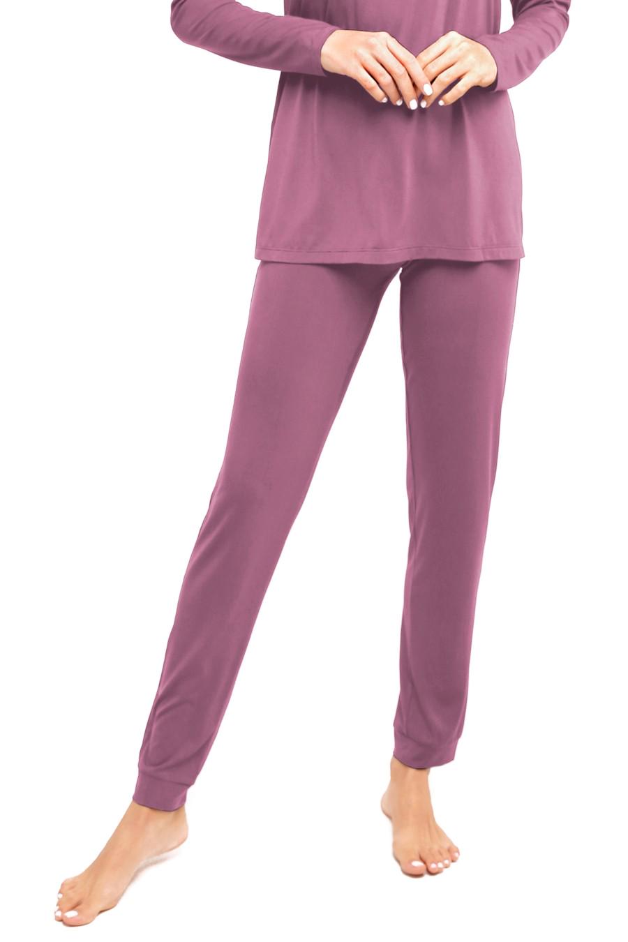 Штани домашні Anabel Arto р. 48/XL Сіро-ліловий (64322) - фото 1