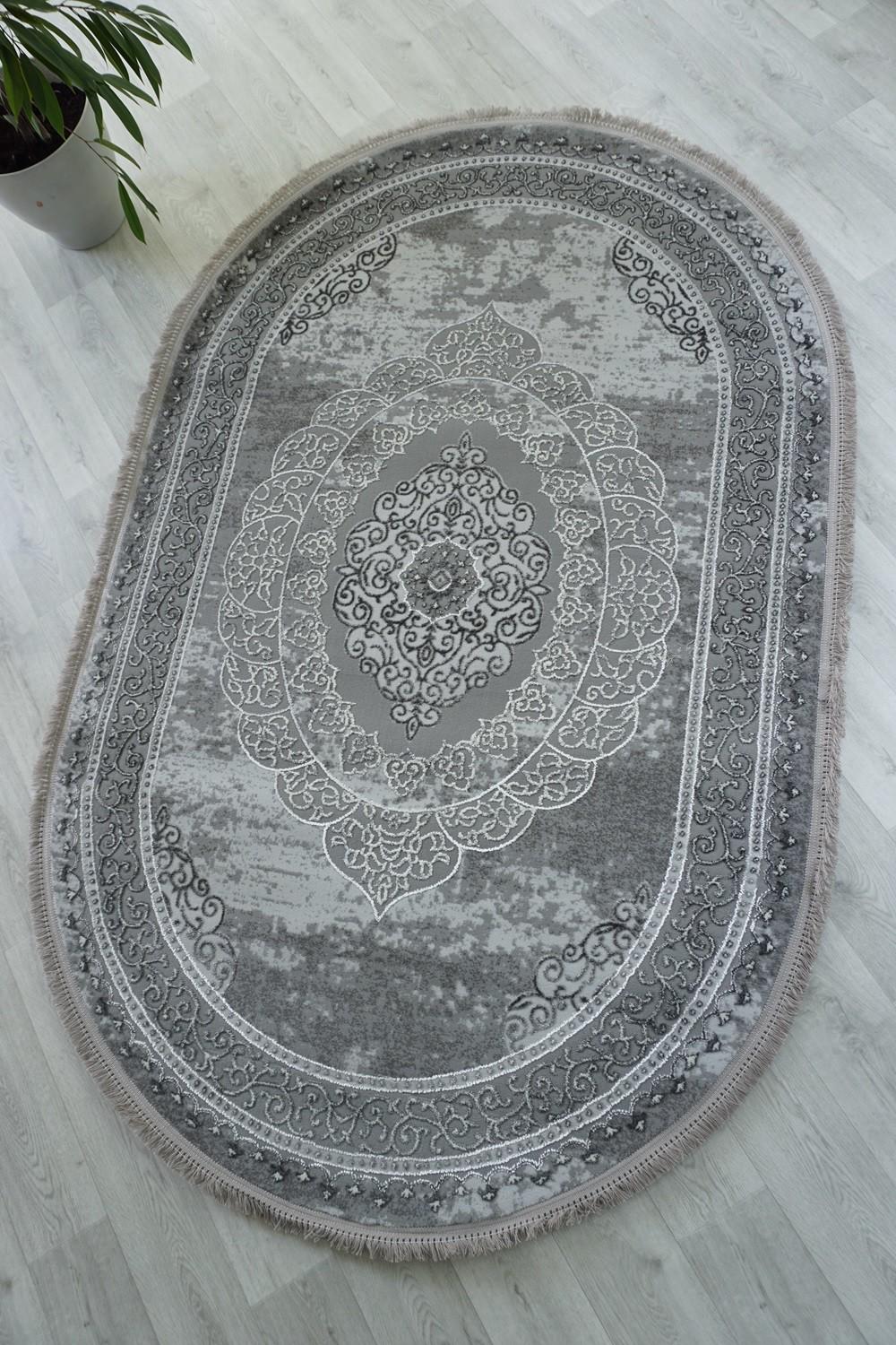 Ковер Levado 08098a овал 120x180 см Grey (34139599)
