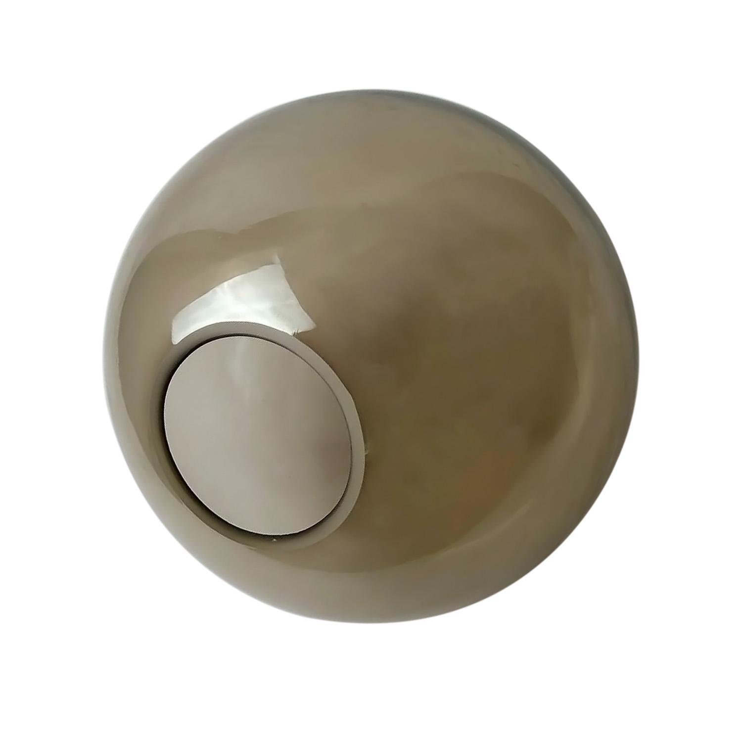 Плафон стеклянный Premium Bubble шар 200 мм Дымчатый - фото 4 Плафон стеклянный Premium Bubble шар 200 мм Дымчатый - фото 4