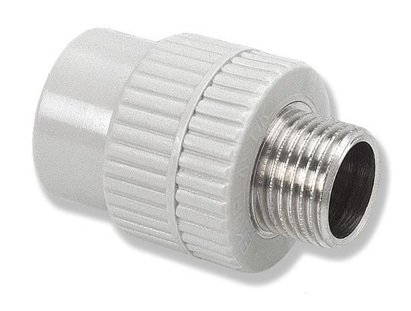 Переход с металлической наружной резьбой Wavin Ekoplastic 20 Rp 1/2" (SZE02020XX)