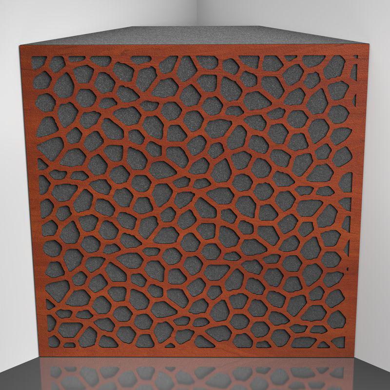 Бас ловушка Ecosound EcoNet Apple-Locarno 50х50 см 150 мм Коричневый (1521)