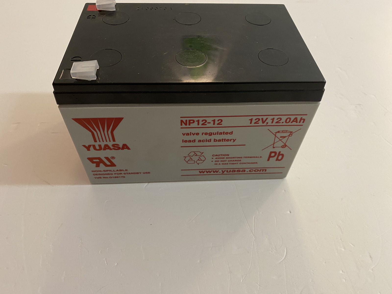 Акумуляторна батарея для ДБЖ Yuasa VRLA 12V 12Ah 151x98x97,5 мм 4,24 кг (NP12-12) - фото 4 Акумуляторна батарея для ДБЖ Yuasa VRLA 12V 12Ah 151x98x97,5 мм 4,24 кг (NP12-12) - фото 4