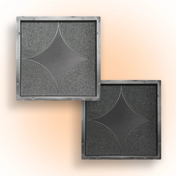 Форми для тротуарної плитки Верес-2007 Зірка 300х300 мм 2 шт. (1010102-3165) - фото 1