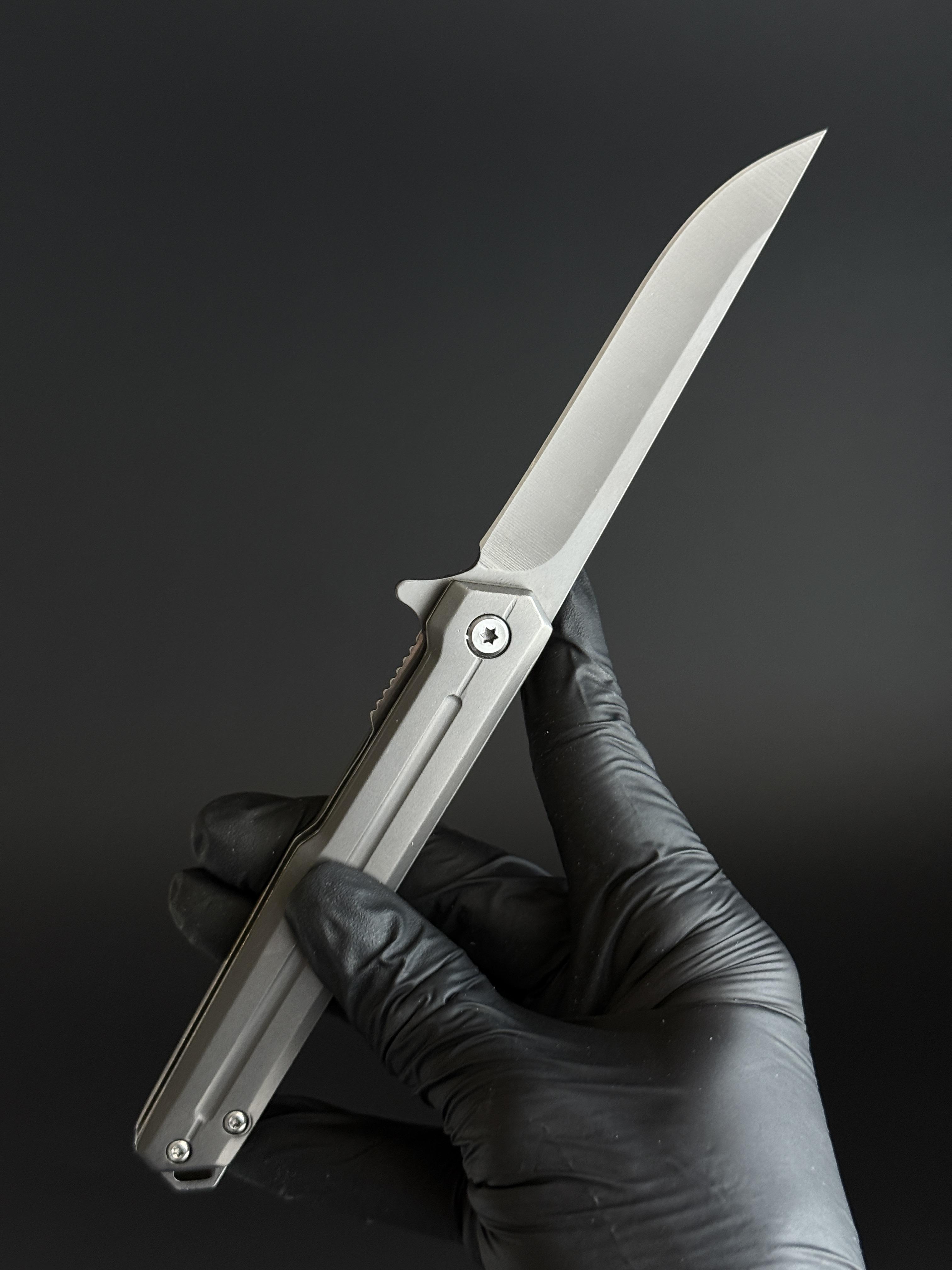 Нож складной туристический 4853 сталь 440С (KN1037) - фото 6