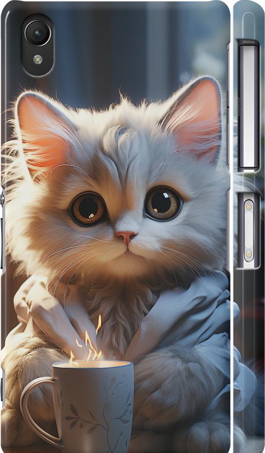 Чехол на Sony Xperia Z2 D6502/D6503 White cat (5646m-43-42517) Чехол на Sony Xperia Z2 D6502/D6503 White cat (5646m-43-42517)