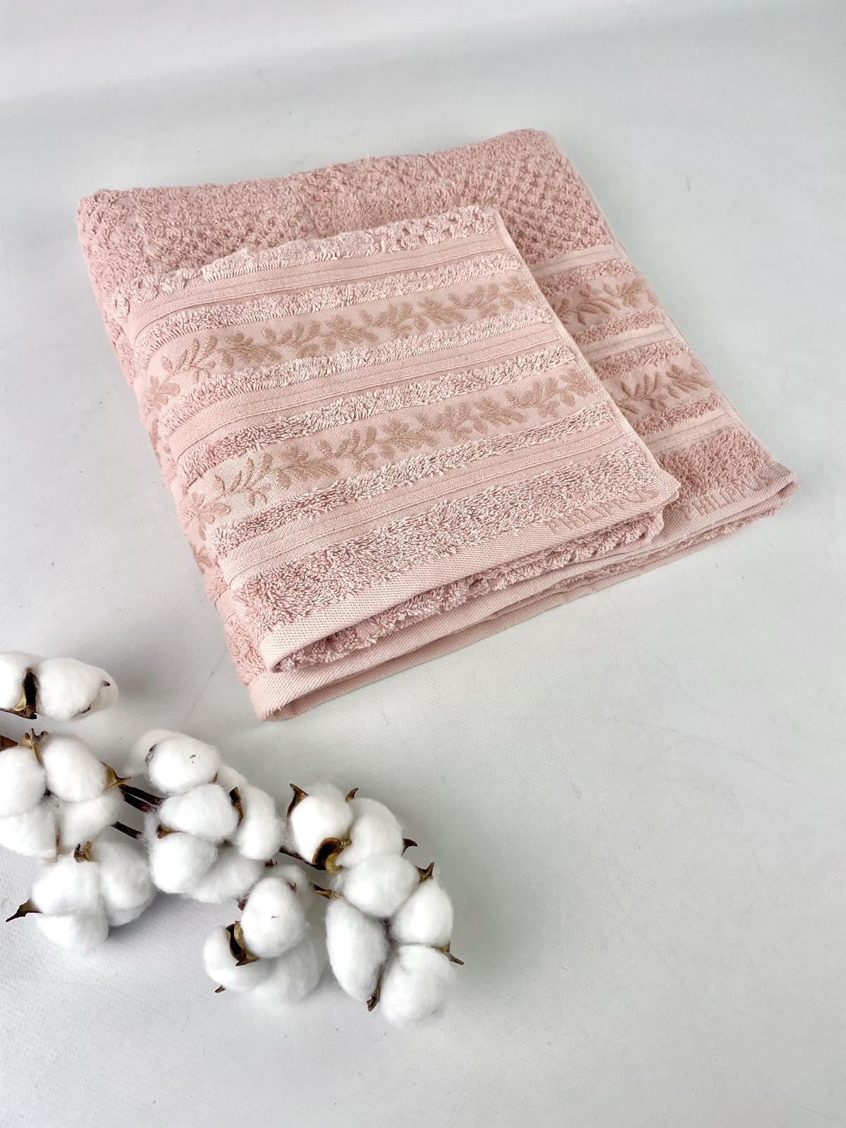 Набор полотенец Philippus Air Cotton Napoli E884 2 шт. Пудровый (CN37470)