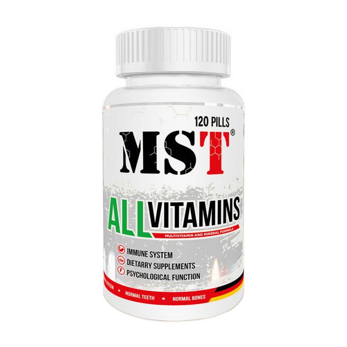 Мультивитамины MST All Vitamins 120 капс. Клубника (18278-01) Мультивитамины MST All Vitamins 120 капс. Клубника (18278-01)