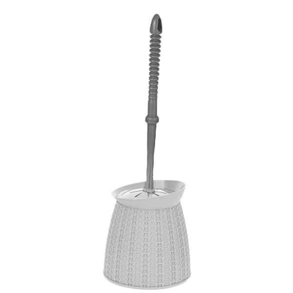 Йоржик туалетний PlastArt з підставкою Білий (MUP-BA-385)