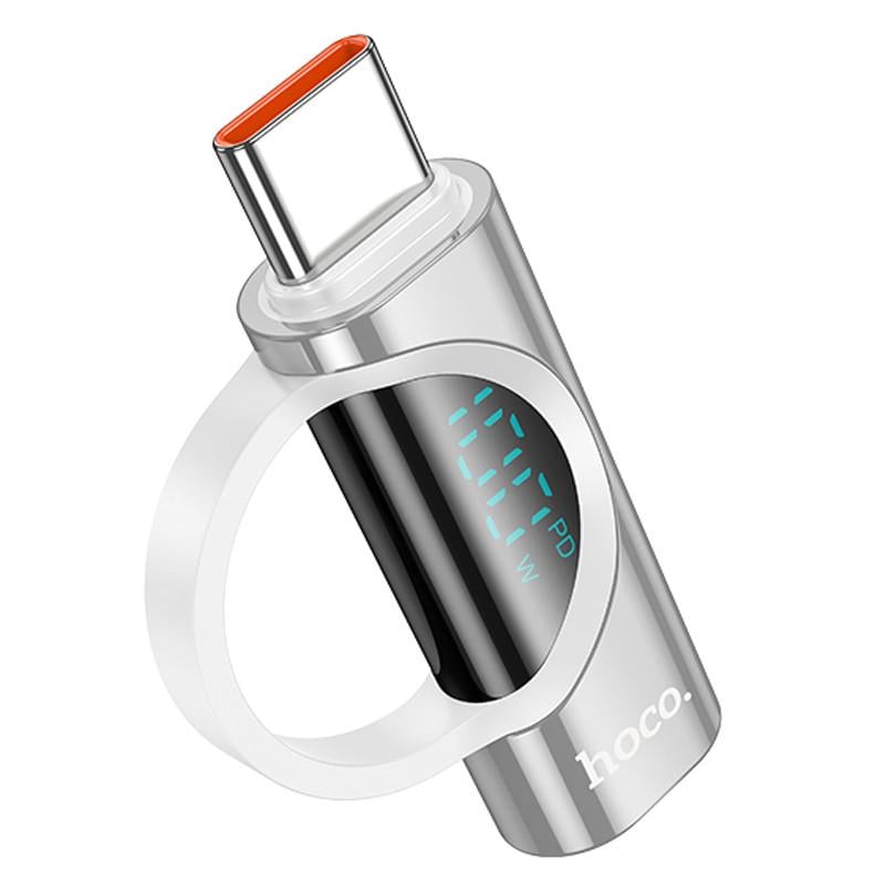 Переходник Hoco UA32 Type-C male to Type-C female display adapter Silver (00000074153_1) Переходник Hoco UA32 Type-C male to Type-C female display adapter Silver (00000074153_1)